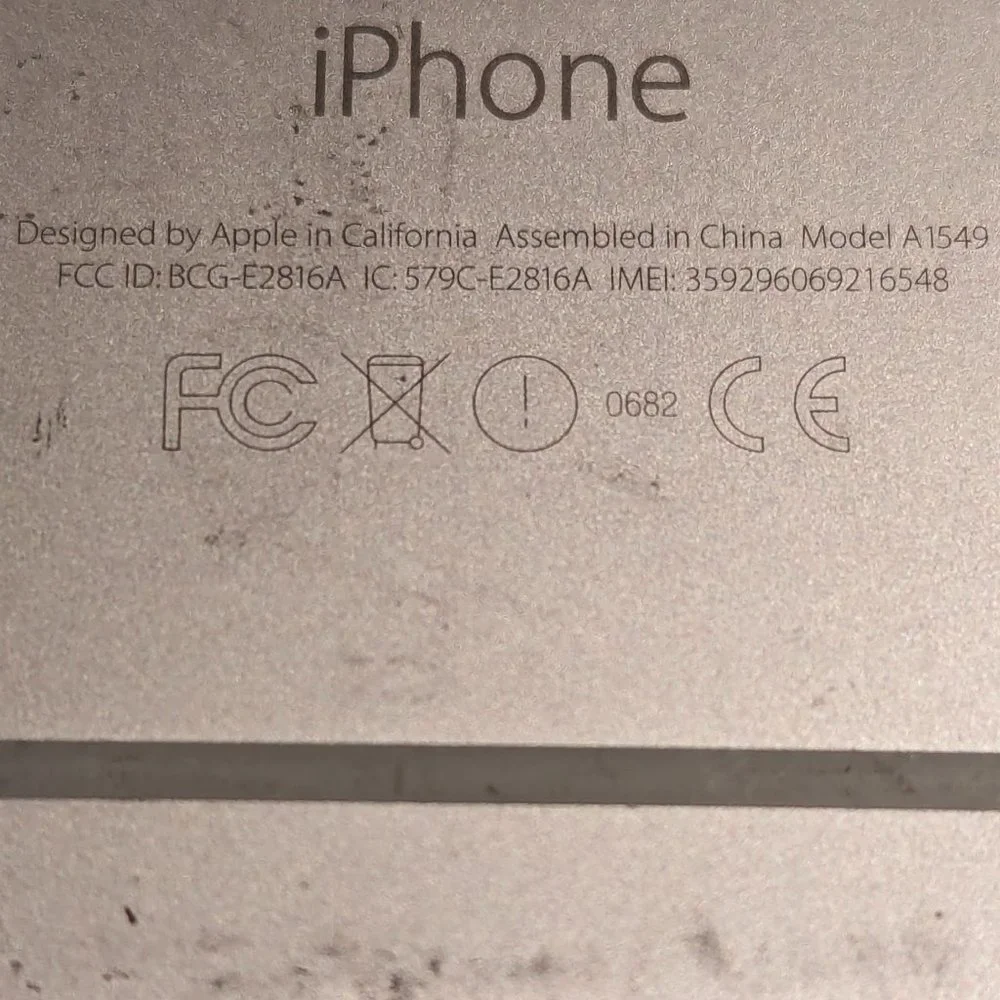 iPhone 6 (A1549) - 64 GB #37 (For parts)***
